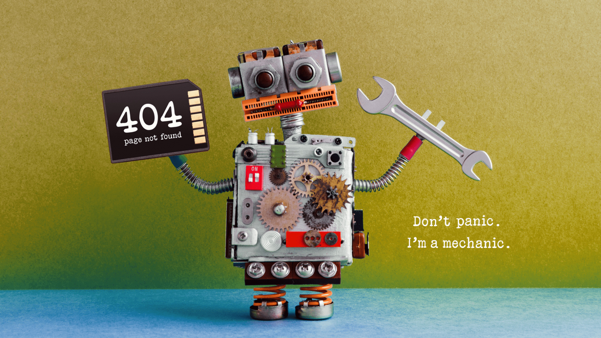 404 Error Page Mechanic